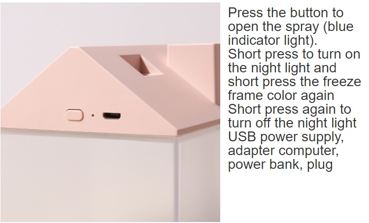 USB Maison 3en1 Humidificateur-Diffuseur