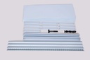 Etagere metal blanc (L120*W50*H180cm)_2