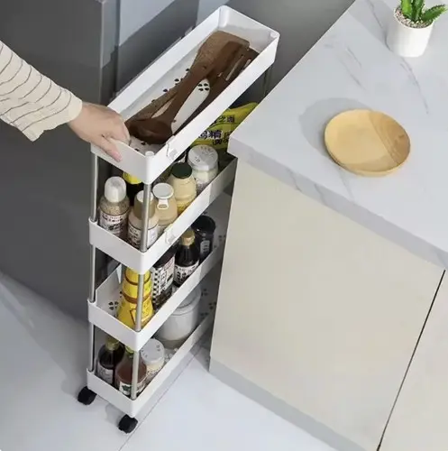 Bathroom shelf on casters Ruhhy 24291 ZEN01