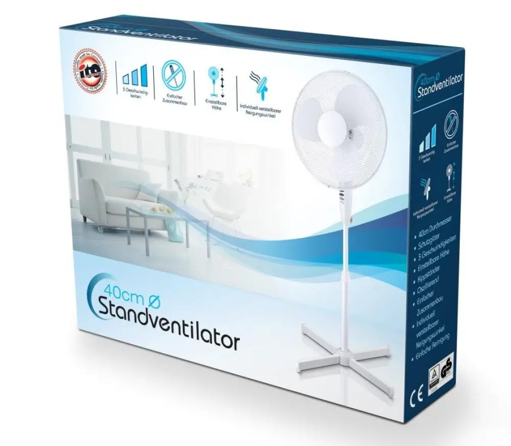 [460800] Fan on foot 40 cm Zen02