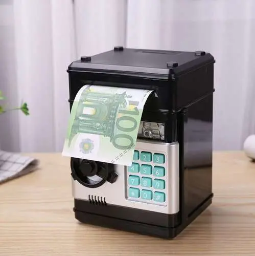 [00023545ZEN04] Piggy banque - coffre-fort/distributeur électron 23545 
