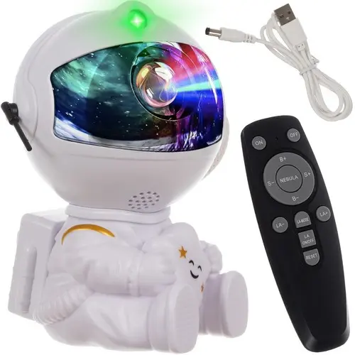 [00024329ZEN04] Projecteur d'étoiles à LED - Astronaute Izoxis 24329