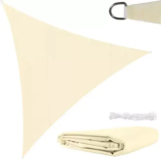 Voile d'ombrage 3x3x3 beige Gardlov 23146 
