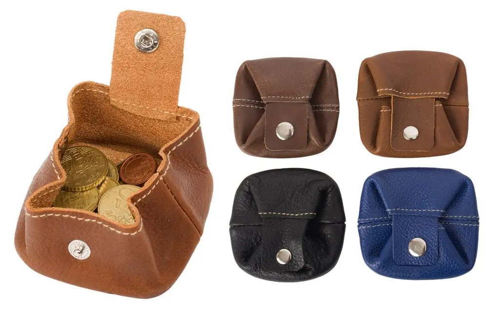 [104ZEN03] Porte-monnaie/shake bourse pleine peau de vache 20