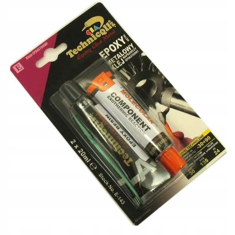 [TE143ZEN01-E-143] Metal Epoxy metal glue 2x20ml