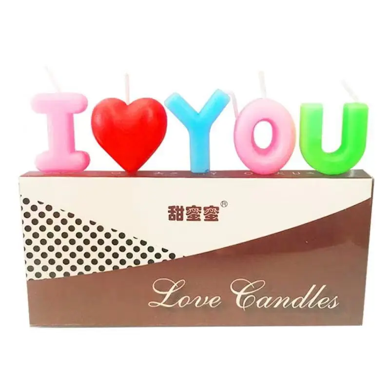 I Love You Candles