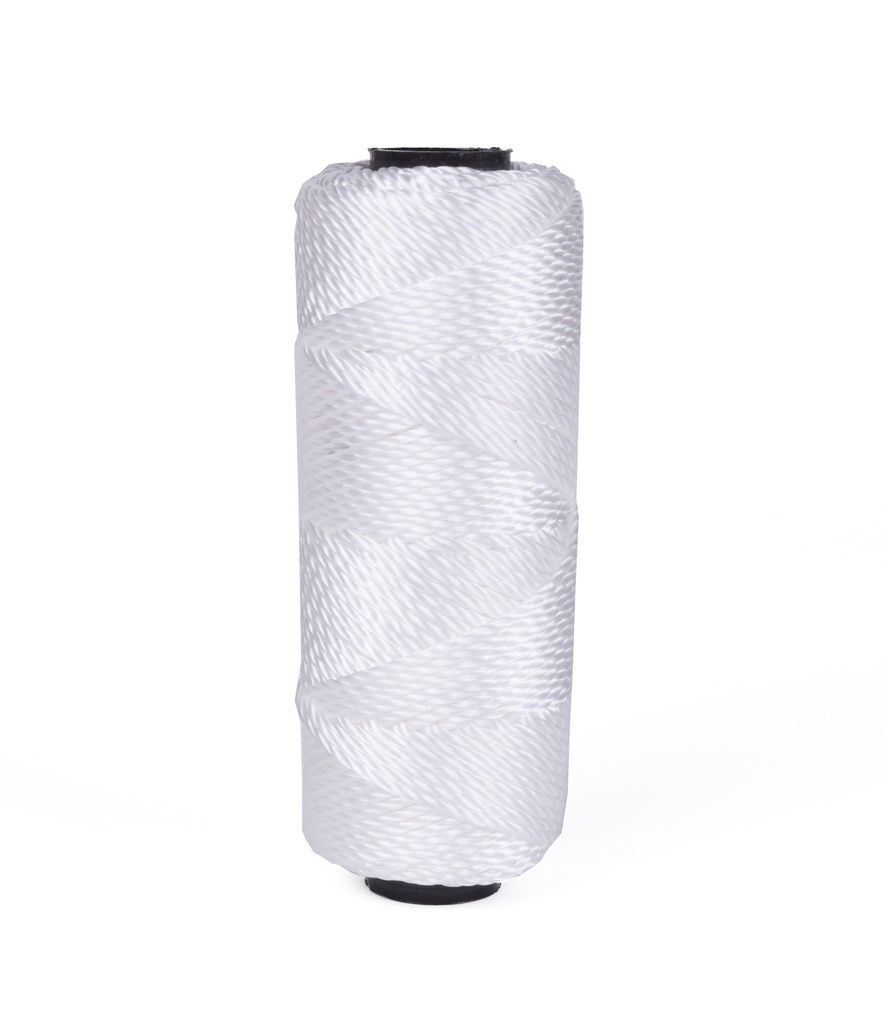Corde de chantier 1,8 mm x 50 m blanche 