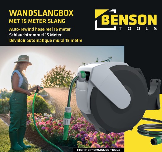 15 Auto-Reel Hose Reel