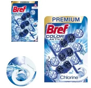 [ZEN01] Bref Color Aktiv Désodorisant WC Chlore 3X50G 