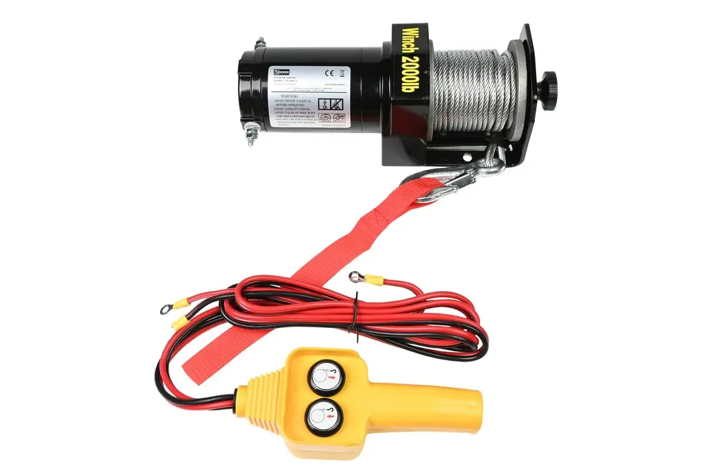 [2920ZEN01] 12V 2000 lbs electrical winch bumper