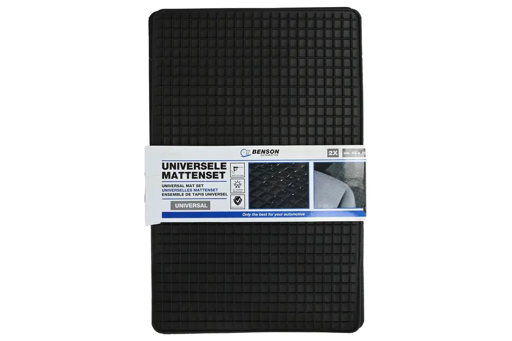 [14033ZEN01] Tapis de voiture 2 pièces 43 x 29 cm pvc arrière 