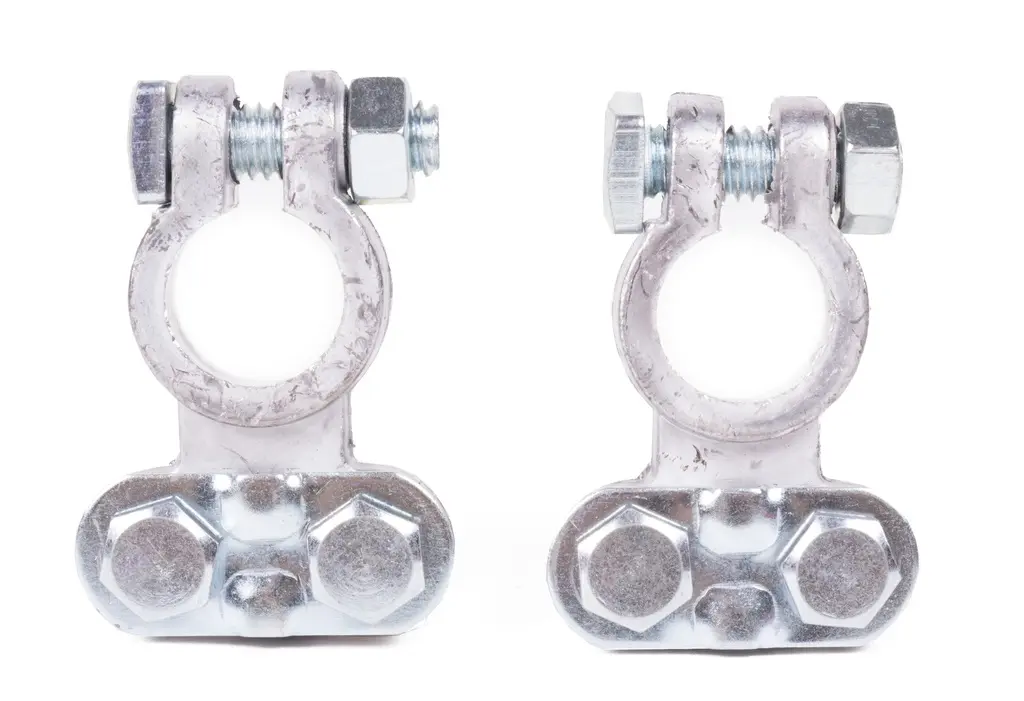 [166ZEN01] Jeu de pinces de batterie 2 pièces 