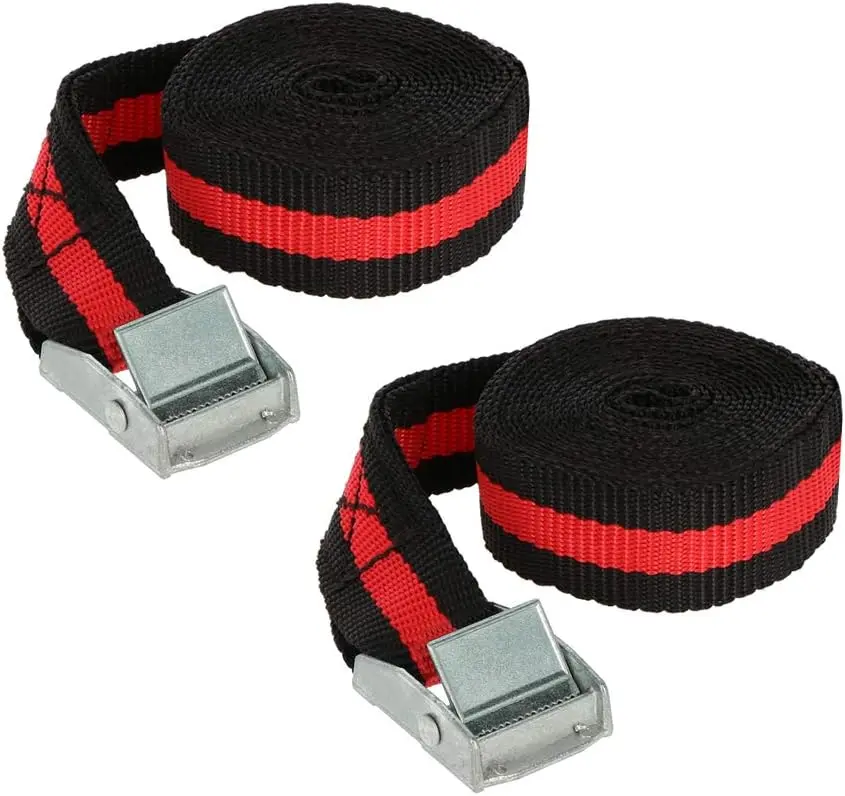 [004811ZEN01] 2.5 mx 25 mm black/red 2 -piece strap clip attachment