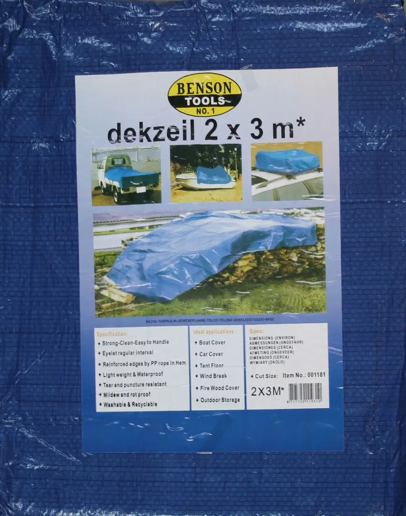 [001181ZEN01] Tax 2 x 3 m blue