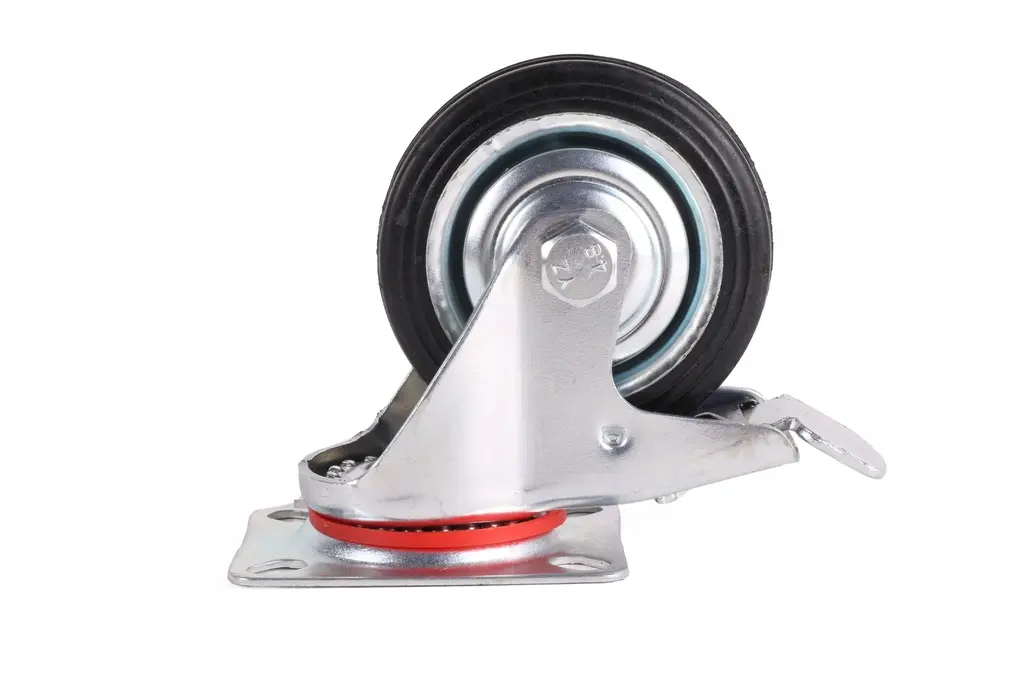 [004769ZEN01] Swivel castor + brake 75 mm