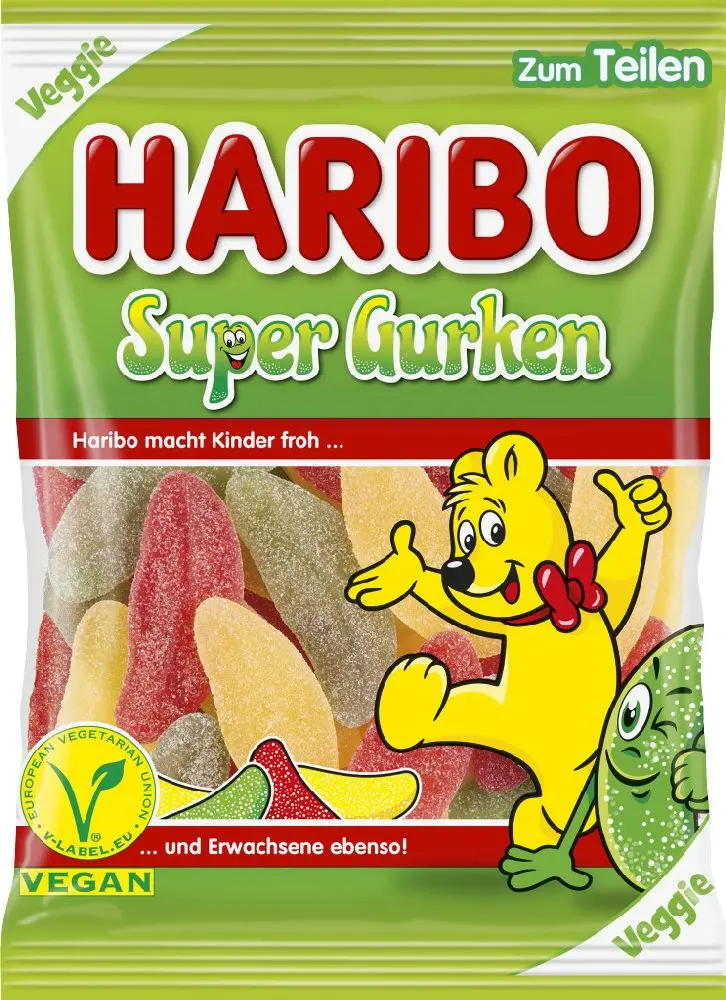 [2225851-9ZEN01] Haribo super cucumbers bag 175g