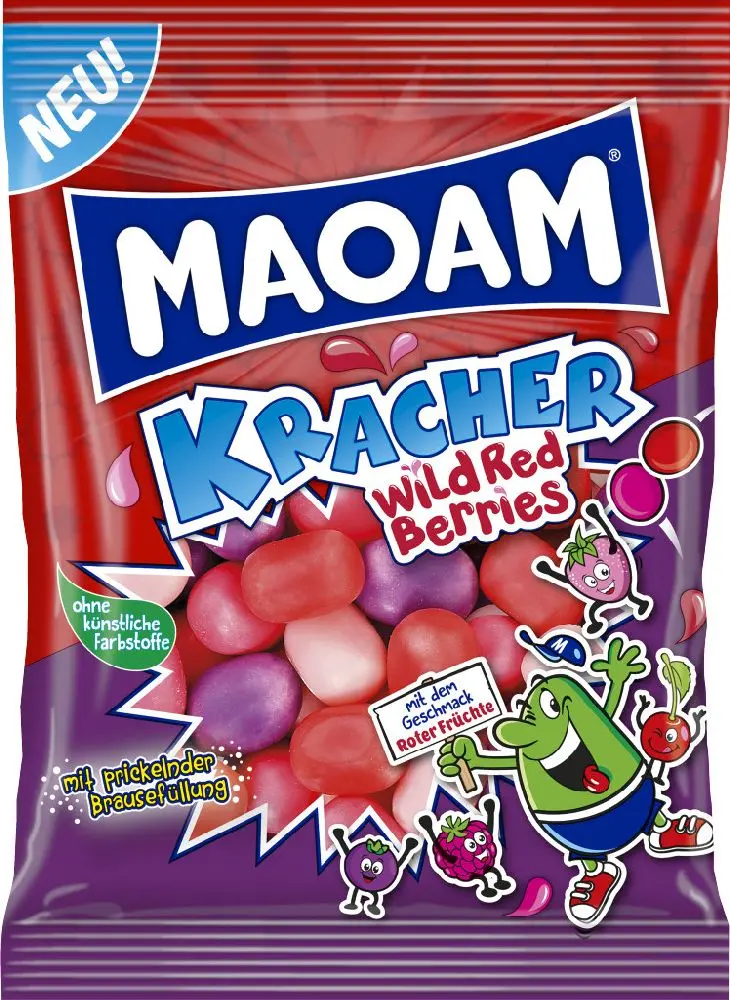 [2208093-6ZEN01] Maoam Kracher with Red Berr. 200g sachet