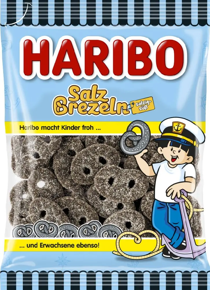 [2262693-6ZEN01] Bretzel with salt haribo sachet 175g