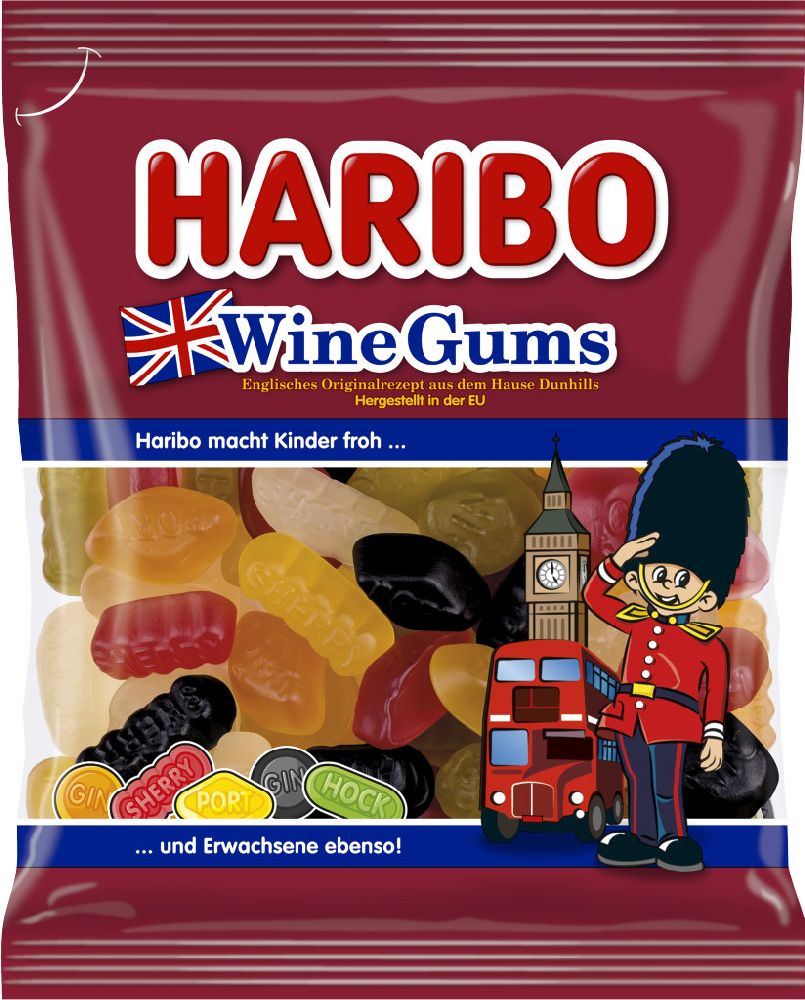 Haribo Wine gums sachet 175g 
