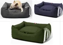 [PET0002-BLEUOUGRIS] Dog basket with 9-15kg removal cover