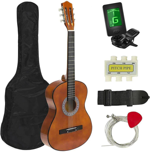 [ZEN07HOP1000982-2] Ensemble de guitare acoustique pour débutants, liv