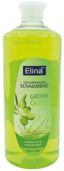[19369ZEN06  ] Bain moussant Elina 1000ml Olive