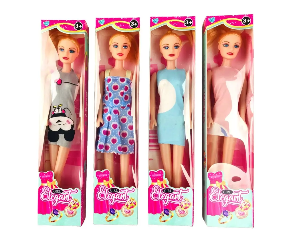 Poupee de mode, 28 x 6 x 3 cm