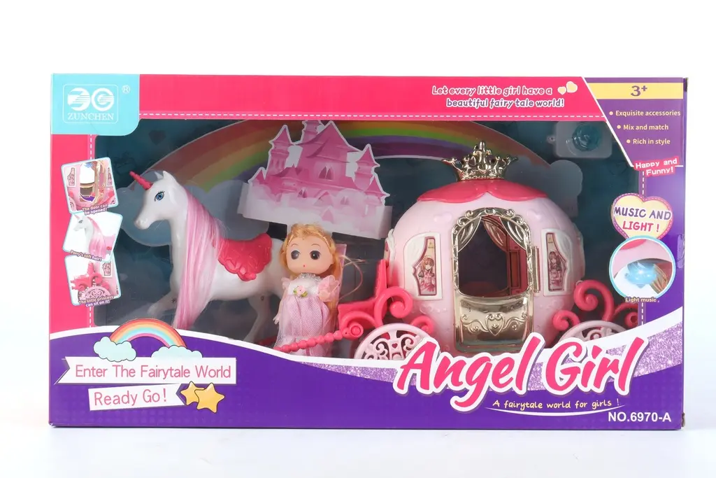 PRINCESS CARRIAGE AND HER UNICORN