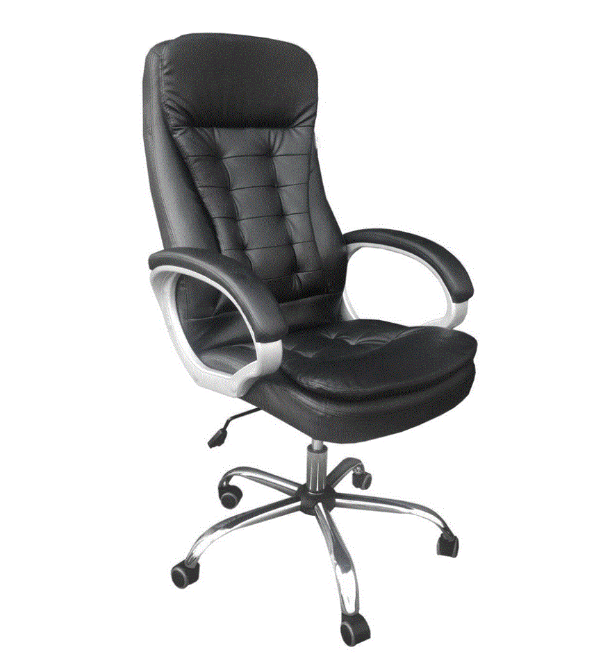 [BUR-DLC-B680] CHAISE BUREAU VIRTUALITE EN NOIR
