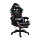 [BUR-DLC-G804] CHAISE GAMING avec LED Massage et repose pieds