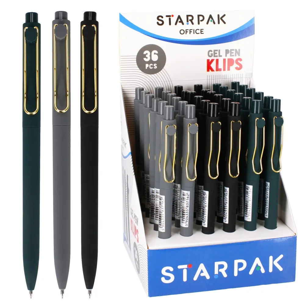 Clip pour stylo gel auto starpak 