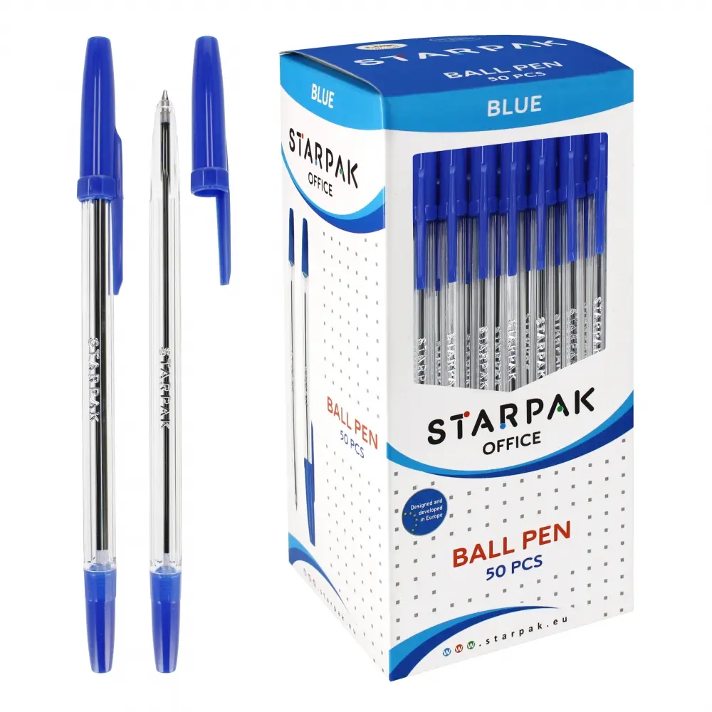 [144357 ZEN06] Pack 50 Stylo starpak bleu