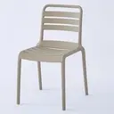 [DIC-P683BEIGE] CHAISE TUILERIES EN PLASTIQUE BEIGE