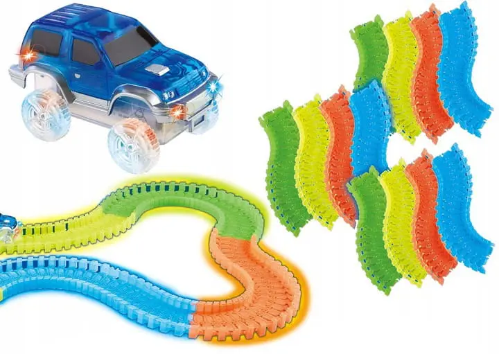 [ADG.I-H350 ZEN06] Fluo flexible car racing track