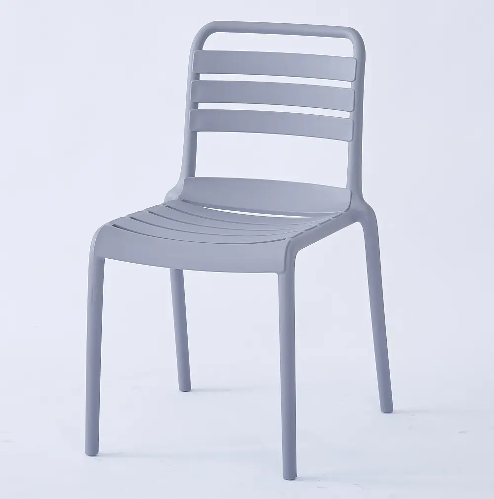 [DIC-P683GRIS] Gray plastic tuileries chair