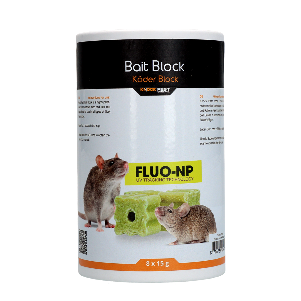 Bloc Leurre Knock Off pour Souris Rat Fluo-N
