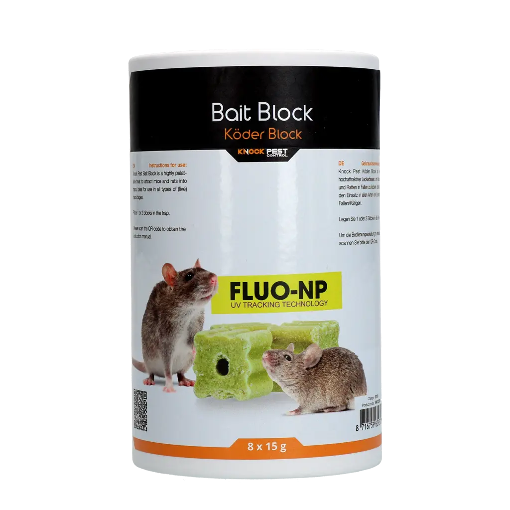 [KNOC0209 ZEN06] Knock Off Lure Block for Rat Mouse Fluo-N