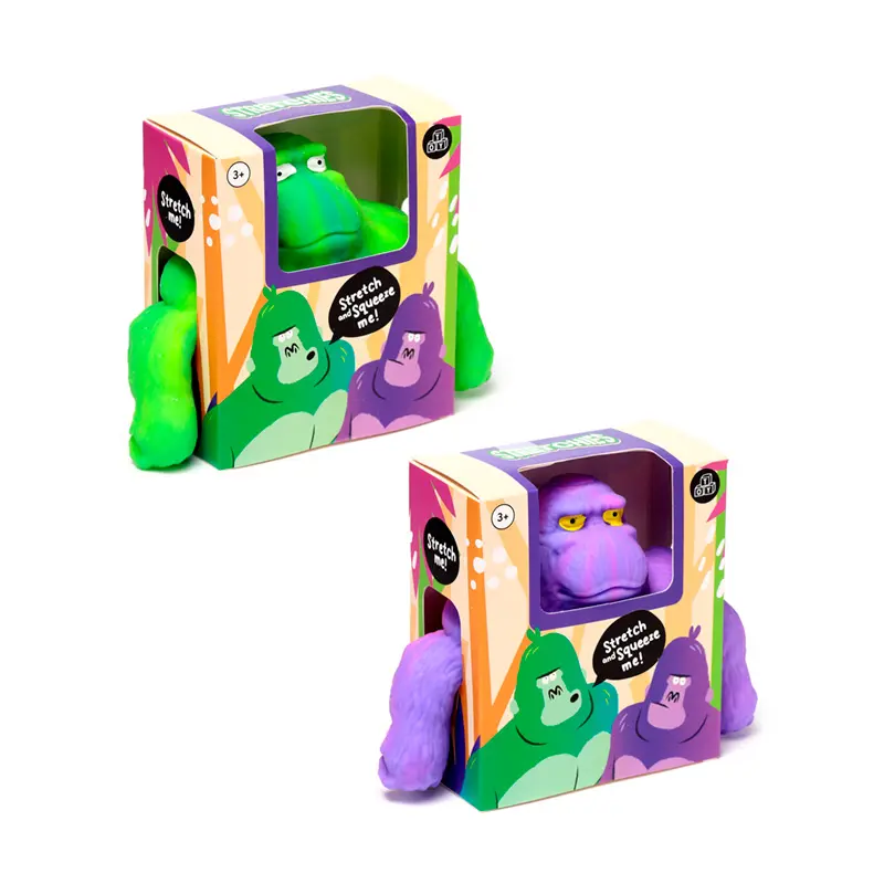 [TY959 ZEN06] Jouet A presser elastique Gorilla 18 cm