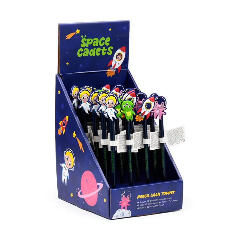 Crayon en PVC Space Cadet avec capuchon