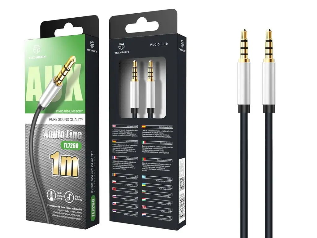 Cable Audio Tpe 1M 3.5Mm