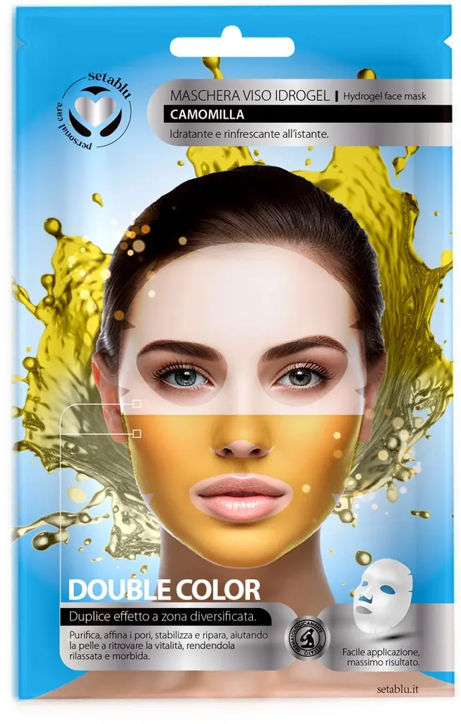 Masque visage hydratant bicolore