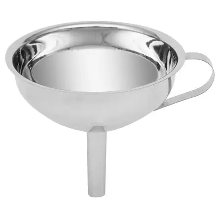 Funnel + 13cm stainless steel filter