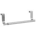 [130173 ZEN06] Patere Metal Door Noxy Bar, Silver