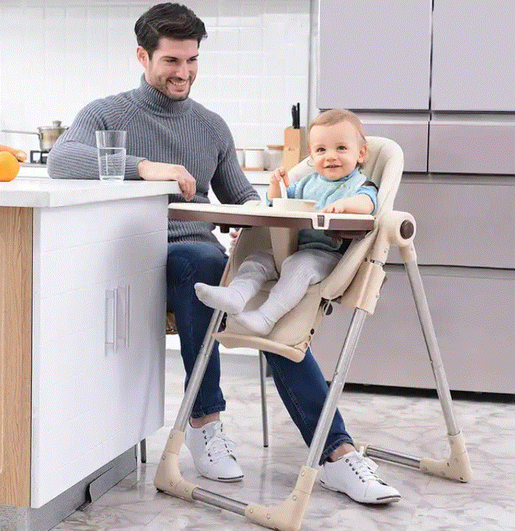 [CHSEHT-BGE] Beige baby high chair