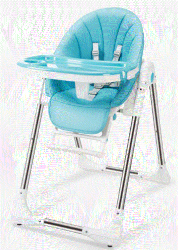 [CHSEHT-Bleu] Blue baby high chair