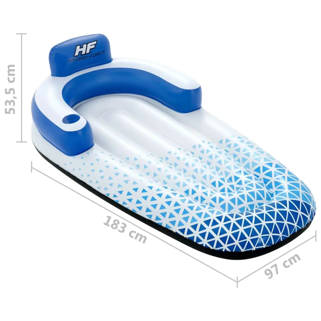 (43533) Hydro Force floating lounge chair 183x97 cm Blue