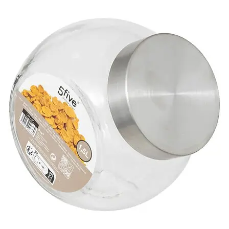 [146400 ZEN06] Glass and stainless steel 1.5L