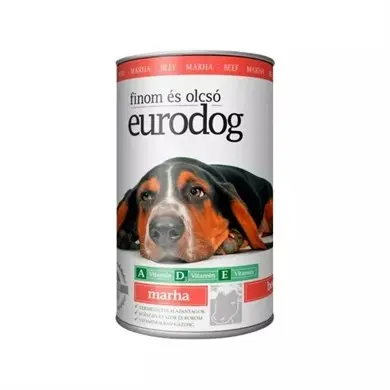 [CONSERVE ZEN06] Nourriture pour chiens en conserve Eurodog au boeuf 