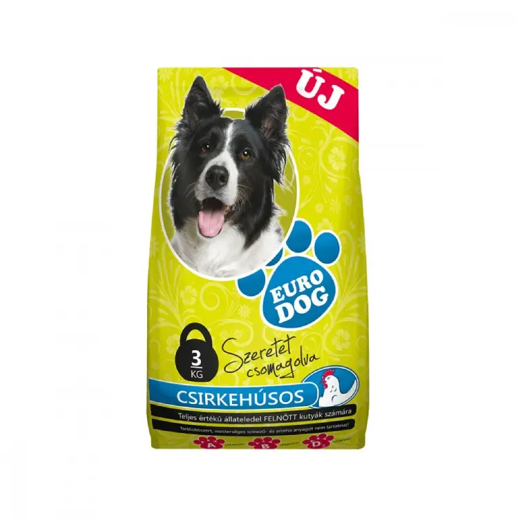 [Poul ZEN06] Eurodog dry dog ​​food with chicken 3 kg