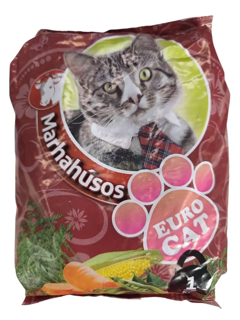 [1kg ZEN06] Croquettes pour chat Eurocat au boeuf 1 kg
